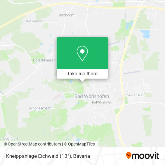 Карта Kneippanlage Eichwald (13°)