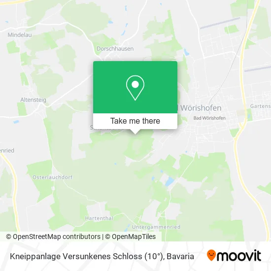 Карта Kneippanlage Versunkenes Schloss (10°)