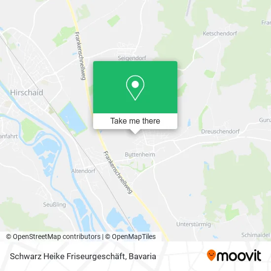 Schwarz Heike Friseurgeschäft map