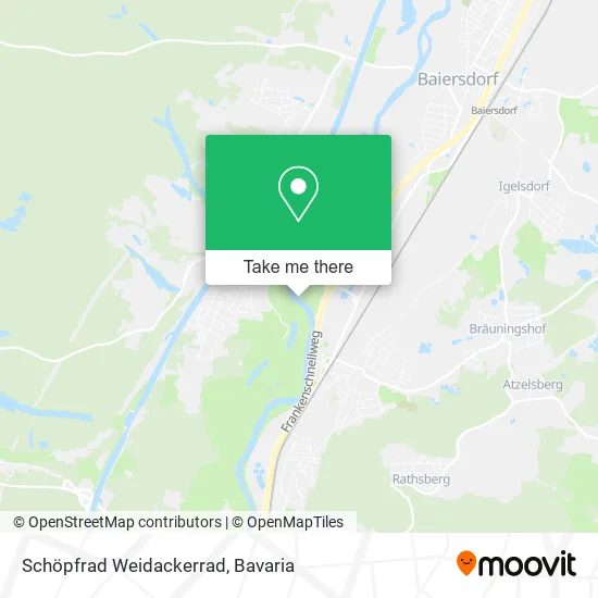 Карта Schöpfrad Weidackerrad