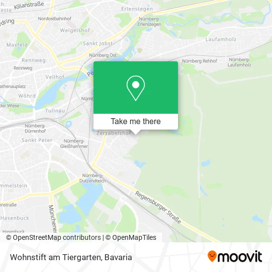 Карта Wohnstift am Tiergarten