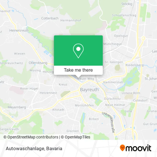 Карта Autowaschanlage