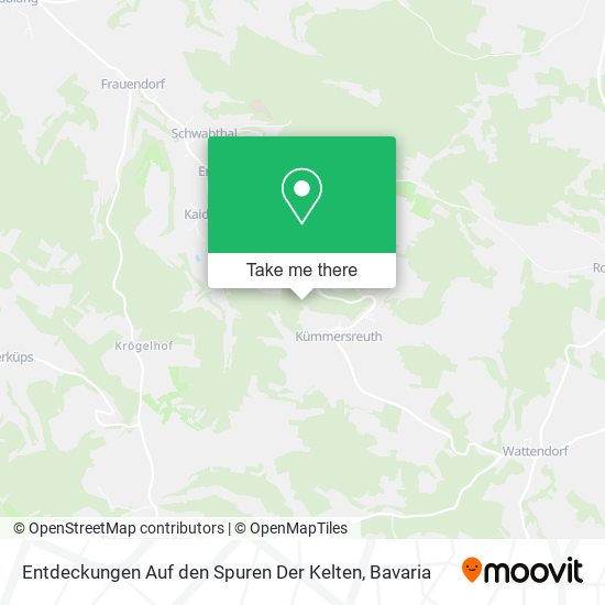 Entdeckungen Auf den Spuren Der Kelten map