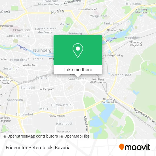 Friseur Im Petersblick map