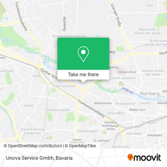 Unova Service Gmbh map