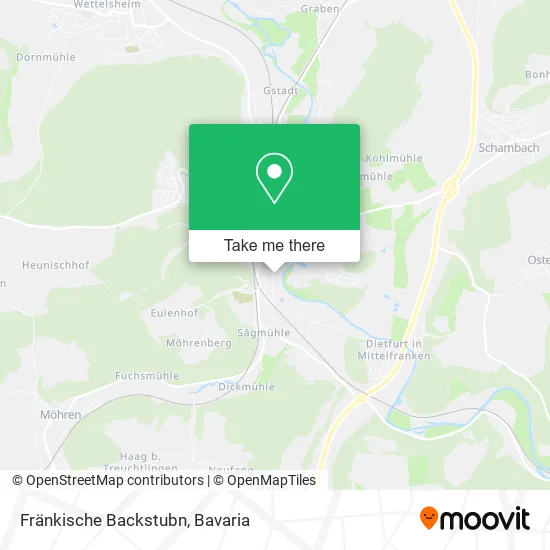 Карта Fränkische Backstubn