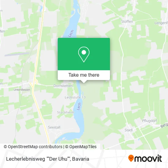 Карта Lecherlebnisweg ""Der Uhu""