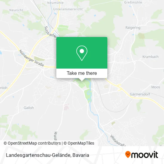 Карта Landesgartenschau-Gelände