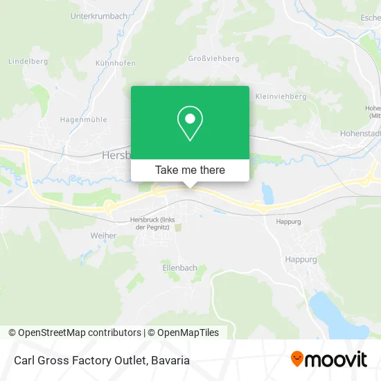 Карта Carl Gross Factory Outlet