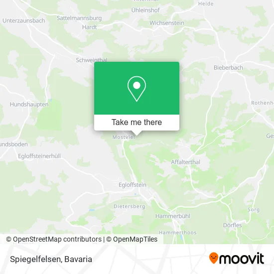 Карта Spiegelfelsen