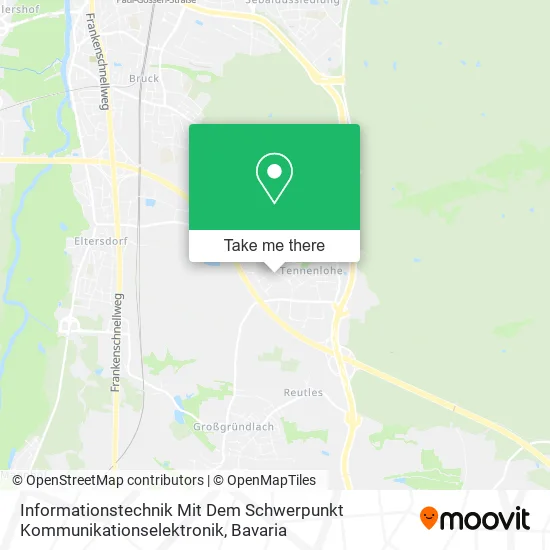 Карта Informationstechnik Mit Dem Schwerpunkt Kommunikationselektronik