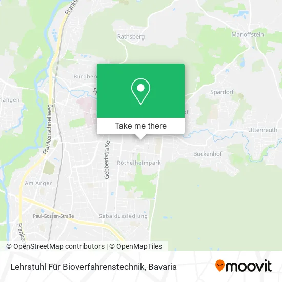 Карта Lehrstuhl Für Bioverfahrenstechnik