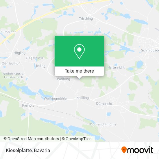 Карта Kieselplatte
