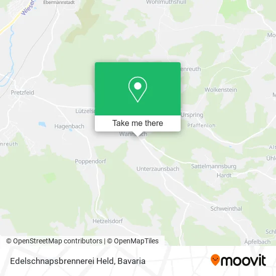 Карта Edelschnapsbrennerei Held