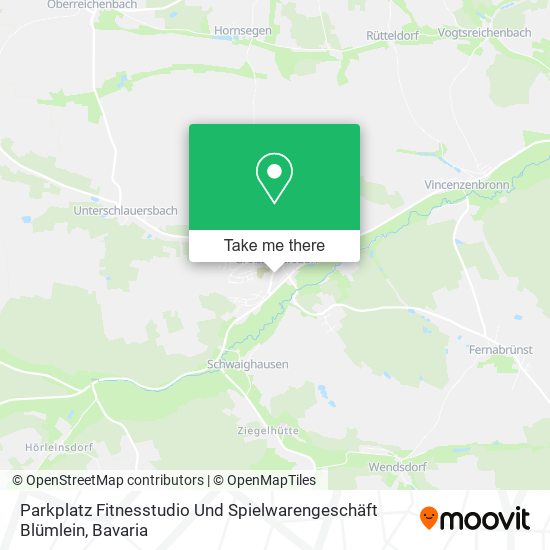 Parkplatz Fitnesstudio Und Spielwarengeschäft Blümlein map