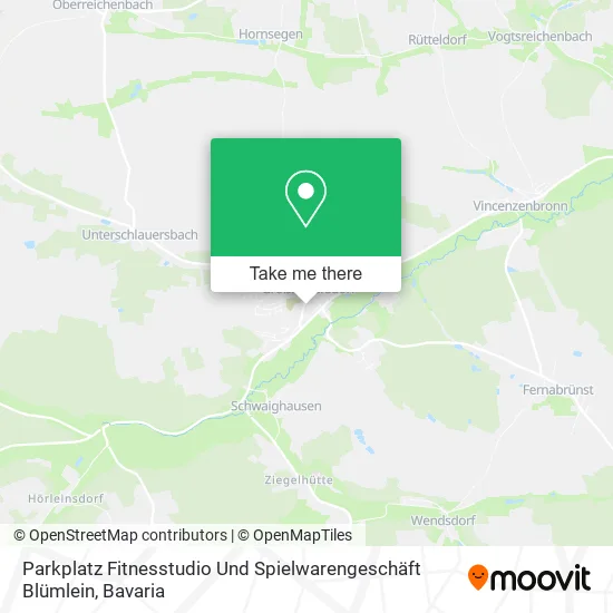 Карта Parkplatz Fitnesstudio Und Spielwarengeschäft Blümlein