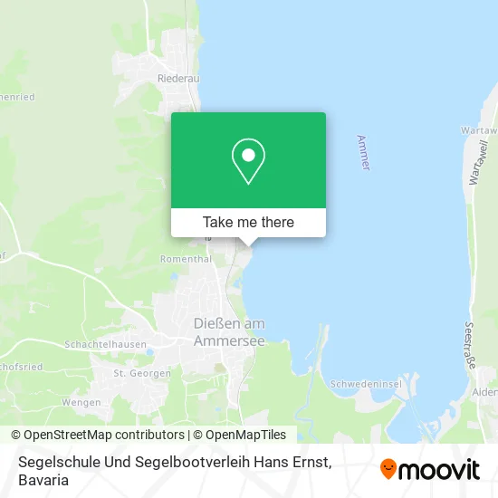 Карта Segelschule Und Segelbootverleih Hans Ernst