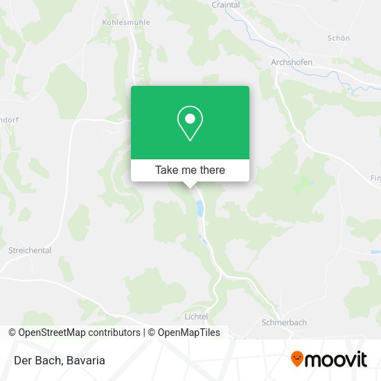 Карта Der Bach