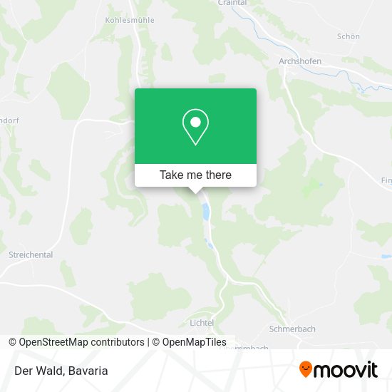 Карта Der Wald