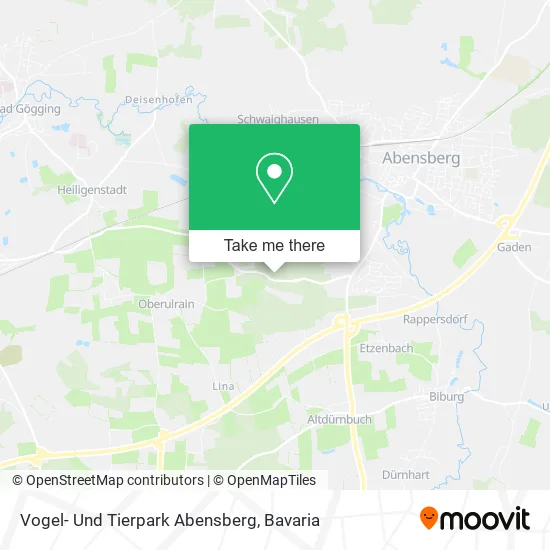 Карта Vogel- Und Tierpark Abensberg