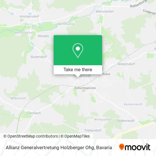 Allianz Generalvertretung Holzberger Ohg map