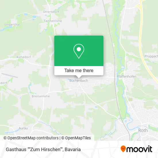 Карта Gasthaus ""Zum Hirschen""