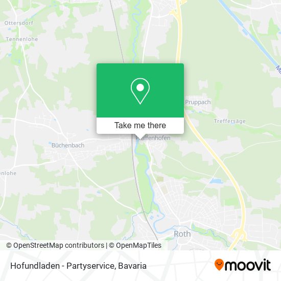 Hofundladen - Partyservice map