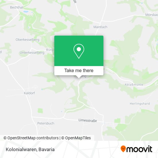 Карта Kolonialwaren