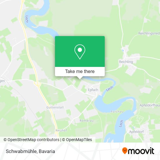Schwabmühle map
