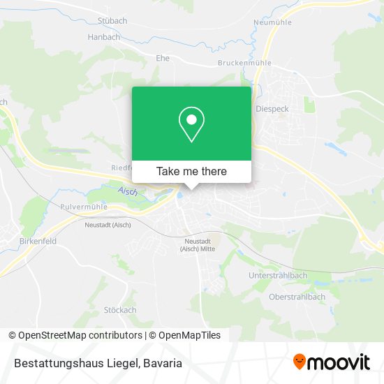 Bestattungshaus Liegel map