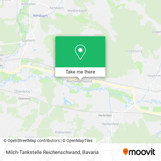 Карта Milch-Tankstelle Reichenschwand