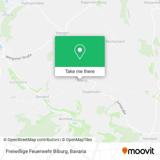 Freiwillige Feuerwehr Biburg map