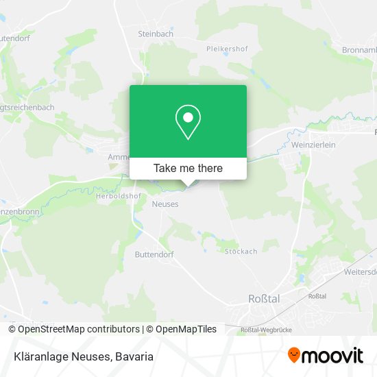 Kläranlage Neuses map