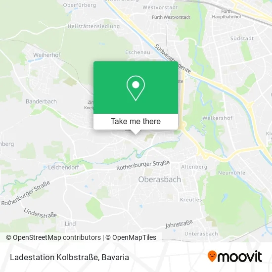 Карта Ladestation Kolbstraße