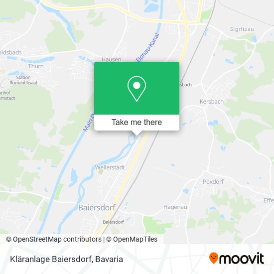 Kläranlage Baiersdorf map