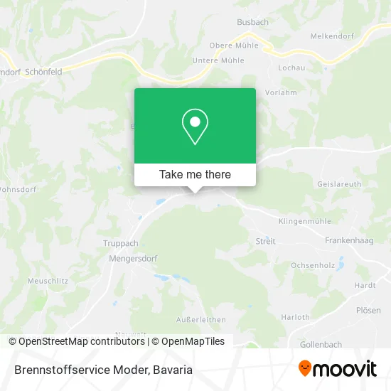 Карта Brennstoffservice Moder