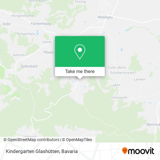 Kindergarten Glashütten map