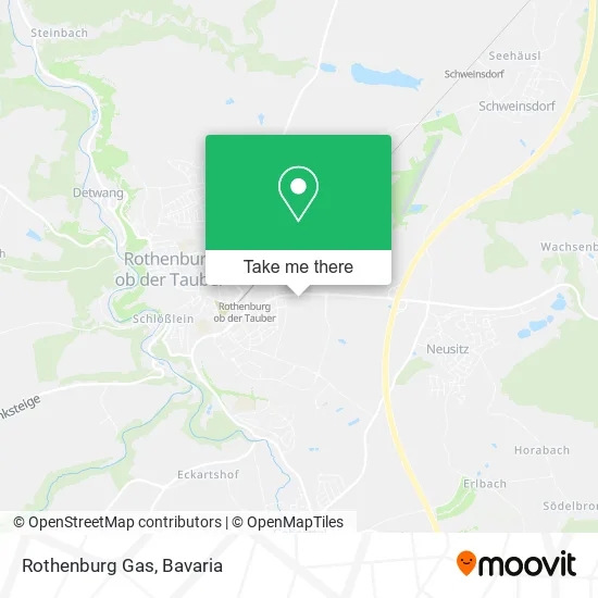 Карта Rothenburg Gas