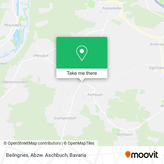 Beilngries, Abzw. Aschbuch map
