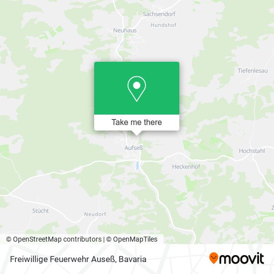 Freiwillige Feuerwehr Auseß map