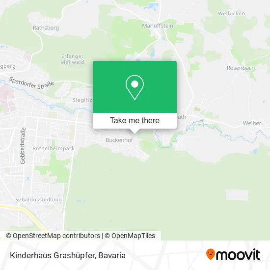 Карта Kinderhaus Grashüpfer