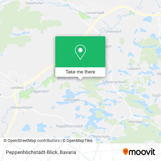 Peppenhöchstädt-Blick map