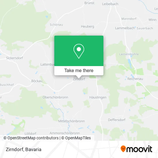 Карта Zirndorf
