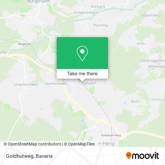 Карта Goldhutweg