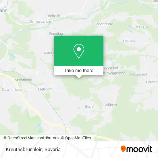 Карта Kreuthsbrünnlein