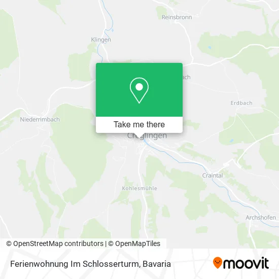 Карта Ferienwohnung Im Schlosserturm