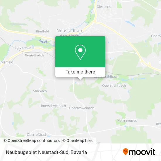 Карта Neubaugebiet Neustadt-Süd