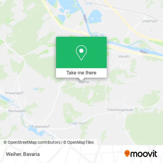 Weiher map