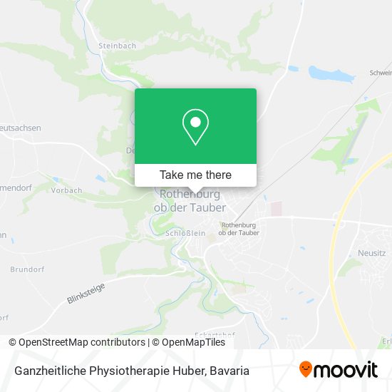 Карта Ganzheitliche Physiotherapie Huber