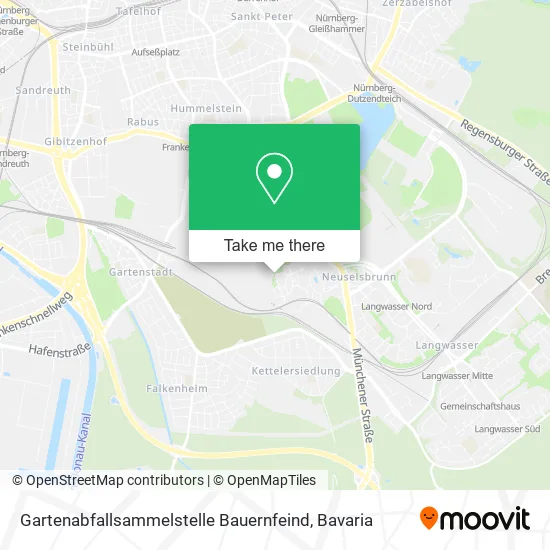 Карта Gartenabfallsammelstelle Bauernfeind